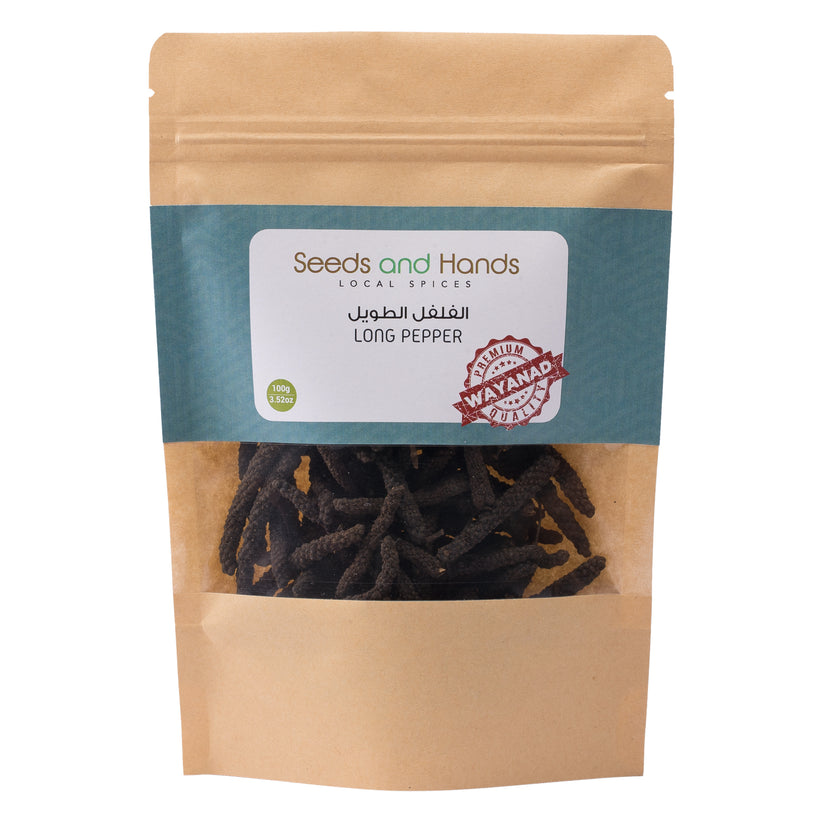Wayanad Long Pepper Whole | Thippali | Seeds and Hands